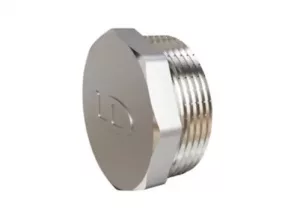 Пробка LD Pride DN40 (1 1/2″) НР латунь никель