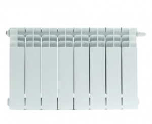 Радиатор отопления Stout SRB-3320-035007 STOUT TITAN VENTIL 350 7 секций радиатор биметаллический нижнее правое подключение (белый RAL 9016)