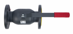 Кран шаровой Ридан JiP-R Standard FF Ду100 фланцевый, с рукояткой стандартным проходом