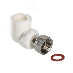 Фитинг Valtec полипропиленовый – угольник с накидной гайкой VTP.758.0.02005