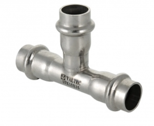Фитинг Valtec из нержавеющей стали – пресс-тройник VTI.931.I.423542