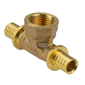 Тройник надвижной с переходом на вн.р. VALTEC 25(3,5) х 3/4″ х 25(3,5) VTm.432.G.250525