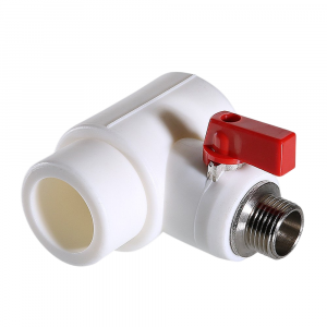 Коллекторный тройник VALTEC PPR с шаровым краном, 40мм х 1/2 нар. конус VTp.781.0.04004
